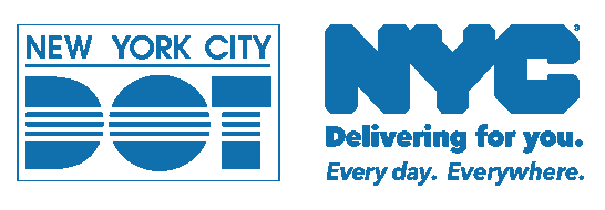 N Y C and N Y C D O T logo